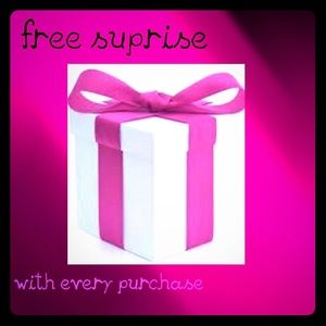 Free  suprise with every purchase 🎁